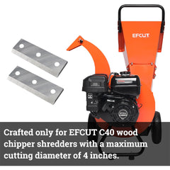 EFCUT C40 Wood Chipper Blades