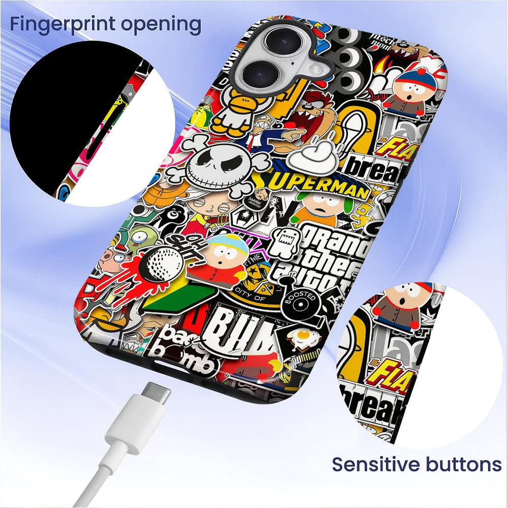 A1017-A1-iPhone16&17-Stickers Bomb 2