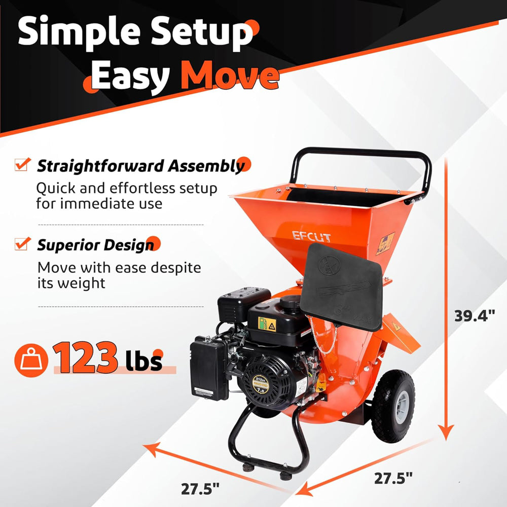 EFCUT 3-in-1 Chipper Shredder