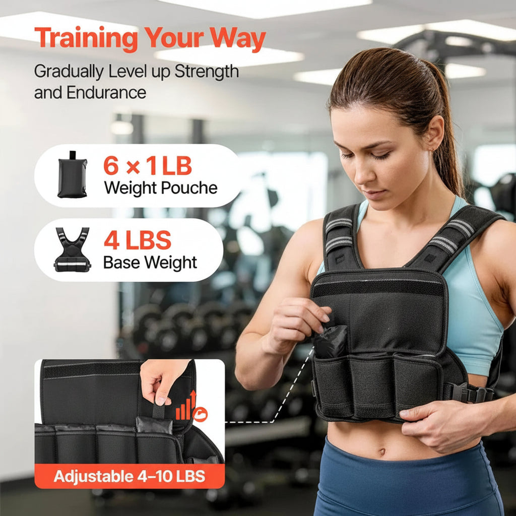 adjustable weighted vest